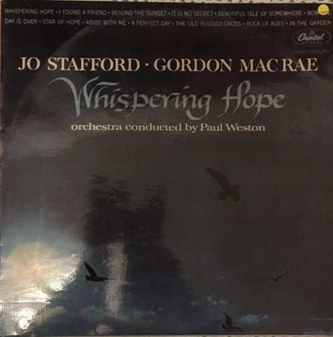 Jo Stafford  Gordon MacRae ‎– Whispering Hope - Vinyl LP - Opened  - Very-Good+ Quality (VG+) - C-Plan Audio