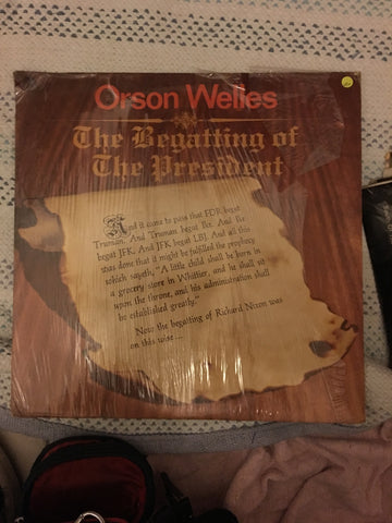 Orson Wells - The Begatting Of The President - Vinyl LP Record - Opened  - Very-Good+ Quality (VG+) - C-Plan Audio