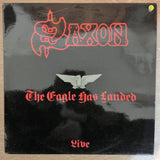 Saxon ‎– The Eagle Has Landed (Live) ‎- Vinyl LP Record - Opened  - Very-Good Quality (VG) - C-Plan Audio