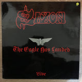 Saxon ‎– The Eagle Has Landed (Live) ‎- Vinyl LP Record - Opened  - Very-Good Quality (VG) - C-Plan Audio