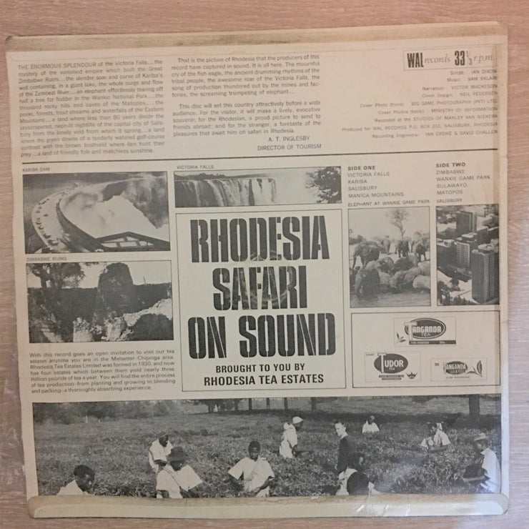Rhodesia - Safari on Sound  - Vinyl LP Record - Opened  - Very-Good- Quality (VG-) - C-Plan Audio