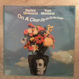 Barbra Streisand, Yves Montand ‎– On A Clear Day You Can See Forever   - Vinyl LP Record - Opened  - Very-Good+ Quality (VG+) - C-Plan Audio