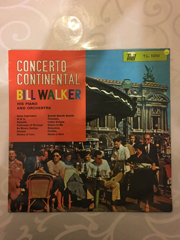 Bill Walker and His Piano and Orchestra - Concerto International - Vinyl LP Record - Opened  - Very-Good+ Quality (VG+) - C-Plan Audio