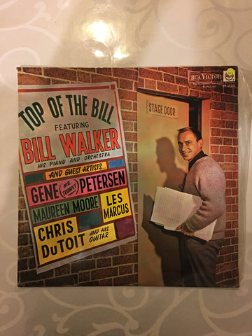 Bill Walker - Top Of The Bill - Vinyl LP Record - Opened  - Very-Good+ Quality (VG+) - C-Plan Audio