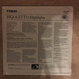 Verdi ‎– Rigoletto Highlights - Vinyl LP Record - Opened  - Very-Good+ Quality (VG+) - C-Plan Audio
