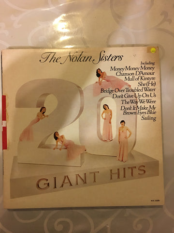 The Nolan Sisters - 20 Giant Hits - Vinyl LP Record - Opened  - Very-Good+ Quality (VG+) - C-Plan Audio