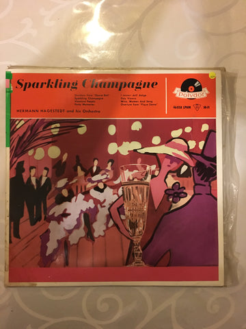 Hermann Hagestedt and His Orchestra - Sparkling Champagne - Vinyl LP Record - Opened  - Very-Good+ Quality (VG+) - C-Plan Audio