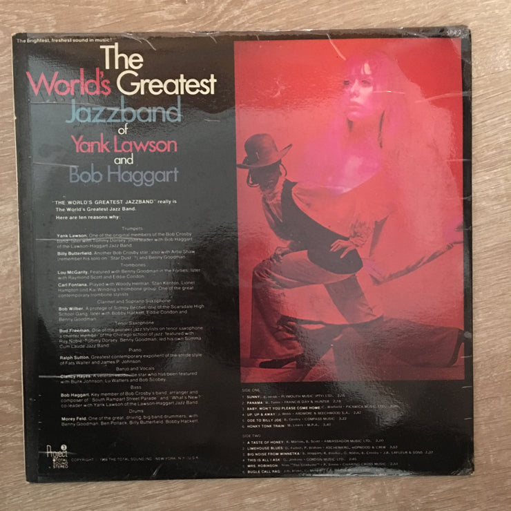 The World's Greatest Jazzband Of Yank Lawson And Bob Haggart  - Vinyl LP Record - Opened  - Very-Good Quality (VG) - C-Plan Audio