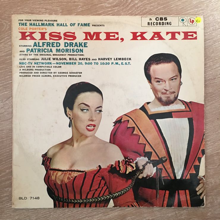 Alfred Drake, Patricia Morison ‎– Kiss Me, Kate - Vinyl LP Record - Opened  - Very-Good+ Quality (VG+) - C-Plan Audio