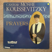 Cantor Moshe Koussevitzky ‎– Prayers - Vinyl LP Record - Opened  - Very-Good Quality (VG) - C-Plan Audio