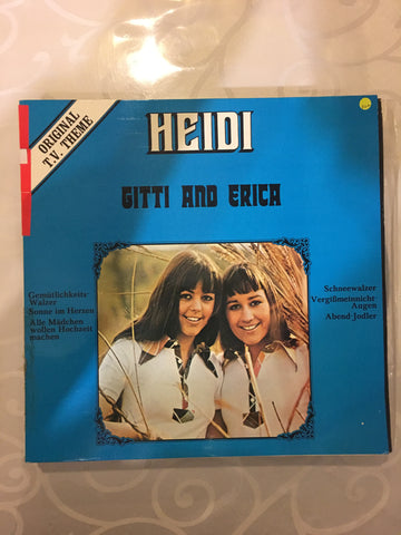 Heidi - Gitti and Erica - Vinyl LP Record - Opened  - Very-Good+ Quality (VG+) - C-Plan Audio