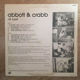 Abbott & Crabb - At Last - Vinyl LP Record - Opened  - Very-Good+ Quality (VG+) - C-Plan Audio
