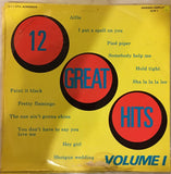 12 Great Hits - Vol 1 - Vinyl LP Record - Opened  - Very-Good Quality (VG) - C-Plan Audio