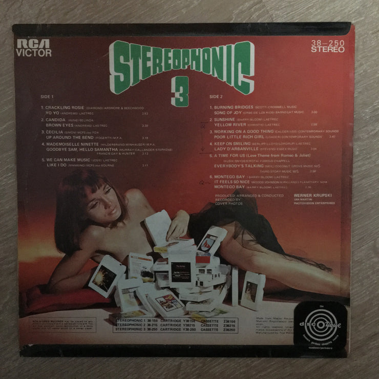 Stereophonic 3 - Vinyl LP Record - Opened  - Good Quality (G) - C-Plan Audio