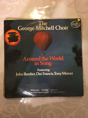 George Mitchell Choir - Around the World in Song - Vinyl LP Record - Opened  - Very-Good+ Quality (VG+) - C-Plan Audio