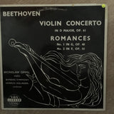Beethoven, Bronislaw Gimpel, Bamberg Symphony, Heinrich Hollreiser ‎– Violin Concerto In D Major, Opus 61 ‎– Vinyl LP Record - Opened  - Very-Good+ Quality (VG+) - C-Plan Audio