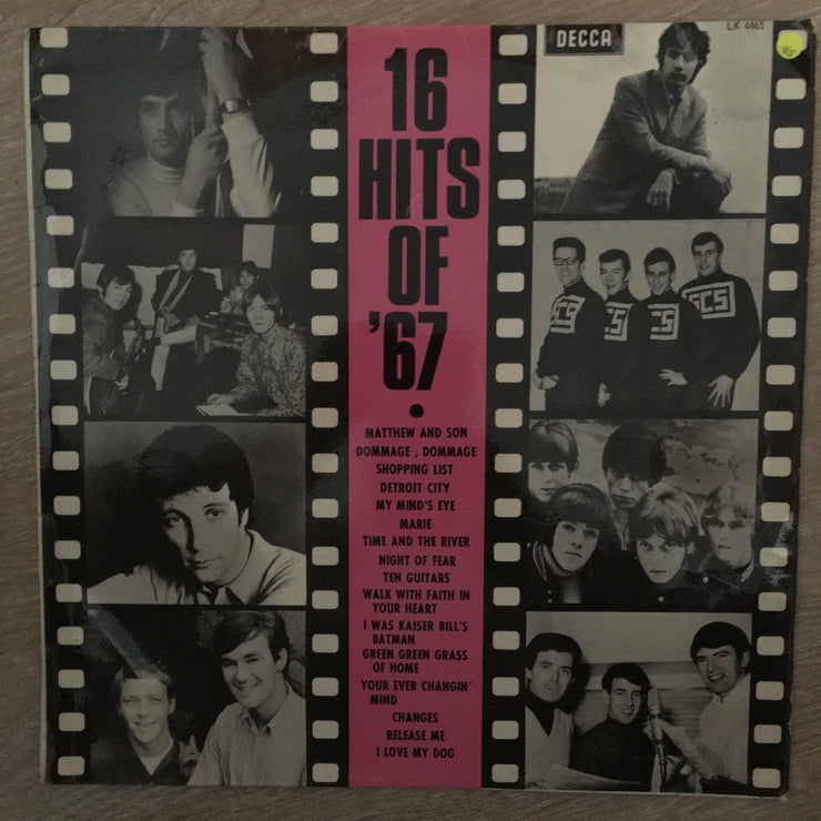 16 Hits Of '67 - Vinyl LP Record - Opened  - Very-Good Quality (VG) - C-Plan Audio