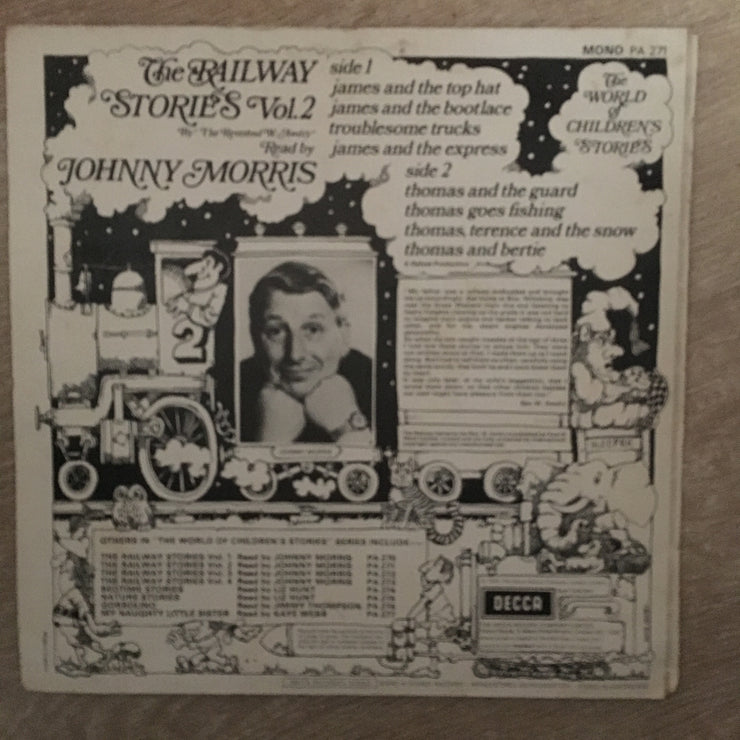 Johnny Morris ‎– The Railway Stories Vol. 2 -  Vinyl LP Record - Opened  - Very-Good+ Quality (VG+) - C-Plan Audio