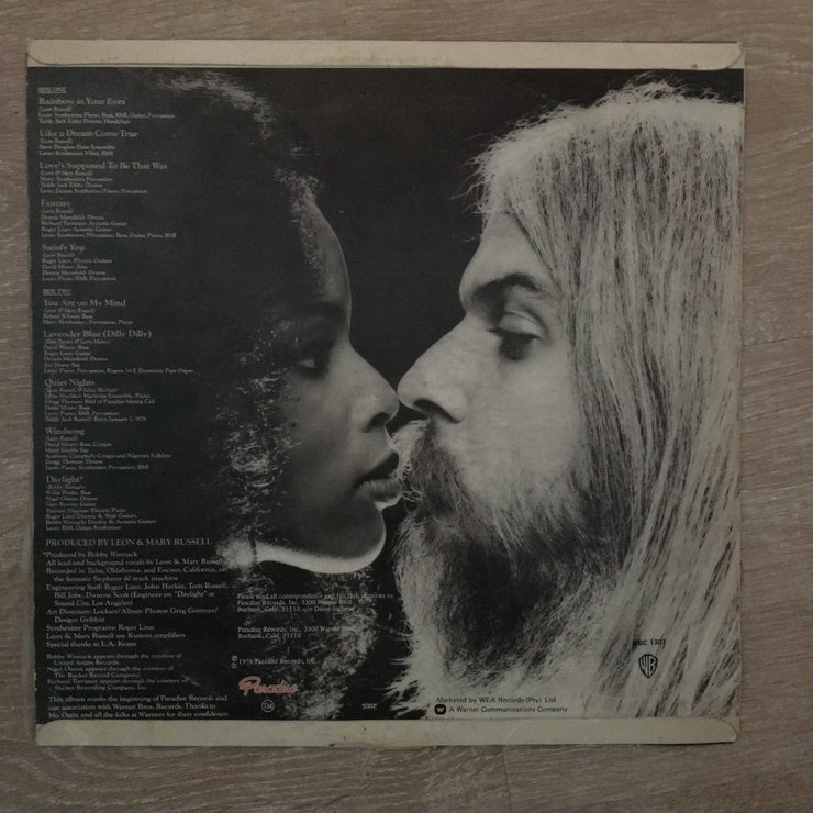 Leon & Mary Russell ‎– Wedding Album - Vinyl LP Record - Opened  - Very-Good Quality (VG) - C-Plan Audio