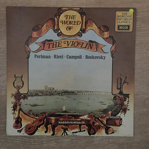 World Of The Violin ‎– Vinyl LP Record - Opened  - Very-Good+ Quality (VG+) - C-Plan Audio