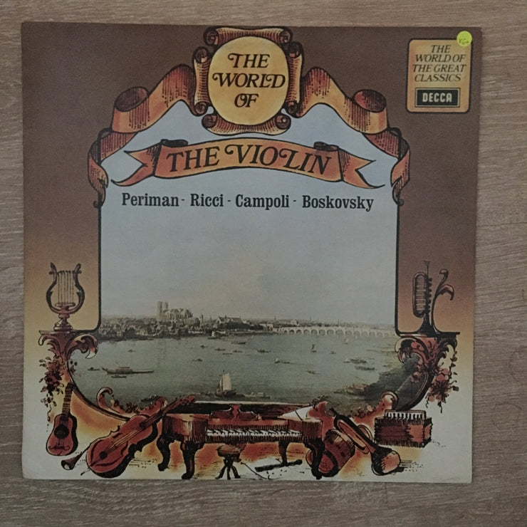 World Of The Violin ‎– Vinyl LP Record - Opened  - Very-Good+ Quality (VG+) - C-Plan Audio