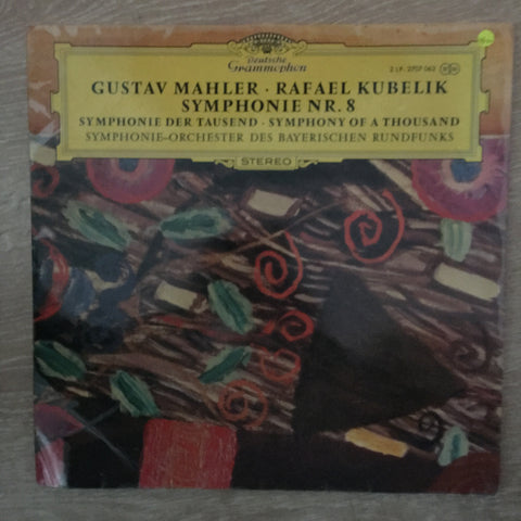 Gustav Mahler - Symphonie-Orchester Des Bayerischen Rundfunks, Rafael Kubelik ‎– Symphonie Nr. 8 "Symphonie Der Tausend" · "Symphony Of A Thousand" ‎– Vinyl LP Record - Opened  - Very-Good+ Quality (VG+) - C-Plan Audio