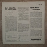 Billy Jim Layton / Robert Moevs ‎– String Quartet In Two Movements / Sonata For Piano ‎– Vinyl LP Record - Opened  - Very-Good+ Quality (VG+) - C-Plan Audio