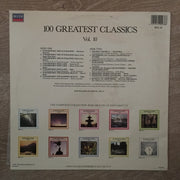 100 Greatest Classics - Vol 10 ‎– Vinyl LP Record - Opened  - Very-Good+ Quality (VG+) - C-Plan Audio