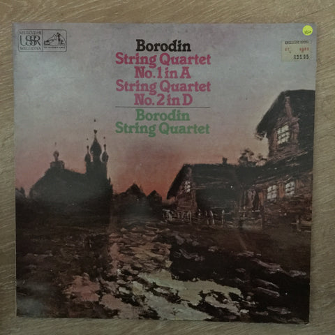 Borodin - Borodin String Quartet ‎– String Quartet No. 1 In A, String Quartet No. 2 In D ‎– Vinyl LP Record - Opened  - Very-Good+ Quality (VG+) - C-Plan Audio