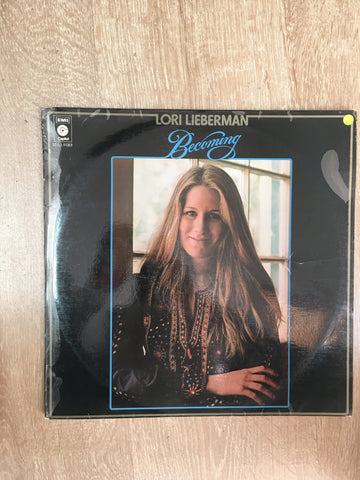 Lori Lieberman - Becoming - Vinyl LP Record - Opened  - Very-Good+ Quality (VG+) - C-Plan Audio