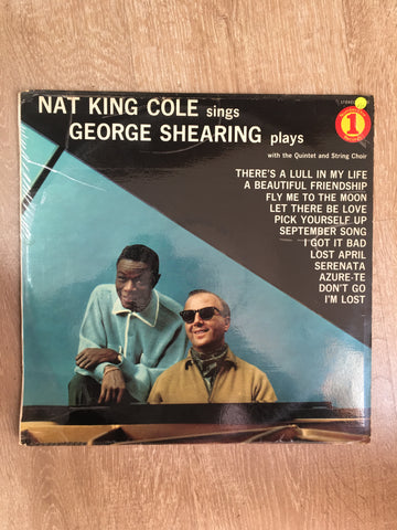 Nat King Cole Sings George Shearing Plays - Vinyl LP Record - Opened  - Very-Good+ Quality (VG+) - C-Plan Audio