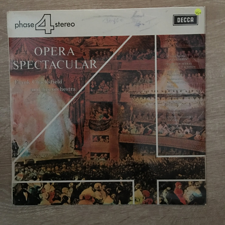 Frank Chacksfield And His Orchestra - Opera Spectacular -  Vinyl LP Record - Opened  - Very-Good+ Quality (VG+) - C-Plan Audio