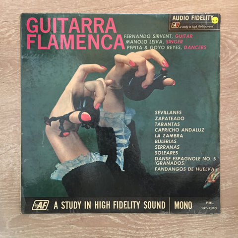 Fernando Sirvent ‎– Guitarra Flamenca - Vinyl LP Record - Opened  - Good+ Quality (G+) - C-Plan Audio