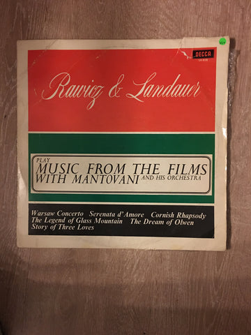 Mantovani Rawicz And Landauer ‎– Music From The Films ‎by Mantovani and His Orchestra - Vinyl LP Record - Opened  - Very-Good+ Quality (VG+) - C-Plan Audio