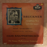 Anton Bruckner, Wiener Philharmoniker, Hans Knappertsbusch ‎– Symphonie Nr. Vin  B-Flat Minor -  Vinyl LP Record - Opened  - Very-Good+ Quality (VG+) - C-Plan Audio