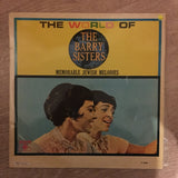 The World Of The Barry Sisters - Wonderful Jewish Melodies - Vinyl LP Record - Opened  - Very-Good+ Quality (VG+) - C-Plan Audio