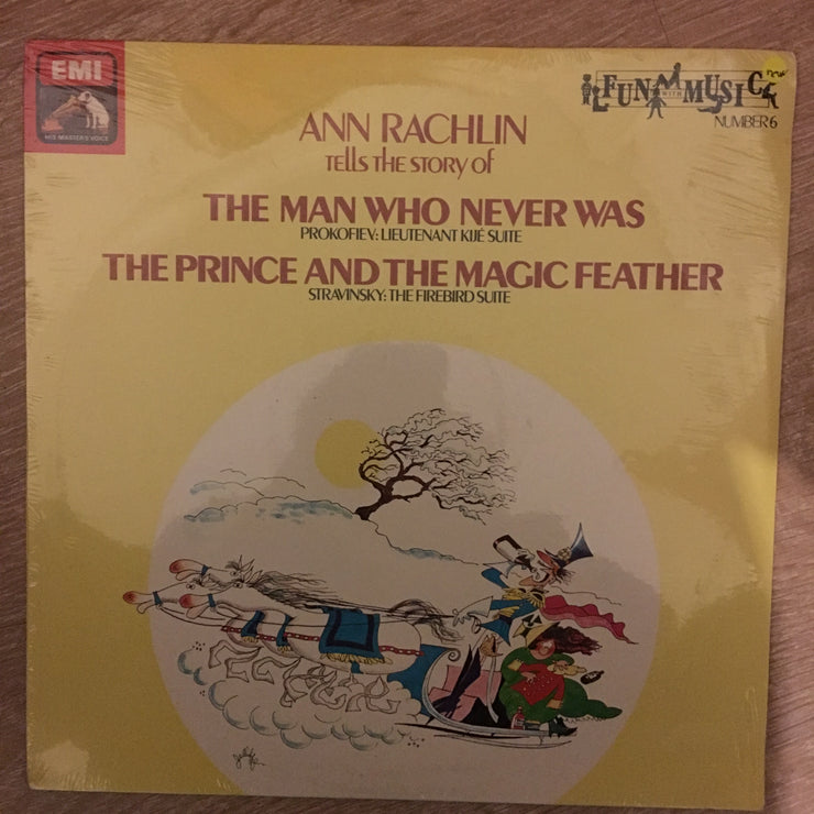 Ann Rachlin - Man Who Never Was And The Prince And The Magic Feather - Vinyl LP - Sealed - C-Plan Audio