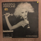 Missing Persons ‎– Rhyme & Reason - Vinyl LP Record - Opened  - Very-Good Quality (VG) - C-Plan Audio