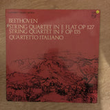 Beethoven / Quartetto Italiano ‎– String Quartet In E Flat Op 127 / String Quartet In F Op 135 -  Vinyl LP Record - Opened  - Very-Good+ Quality (VG+) - C-Plan Audio