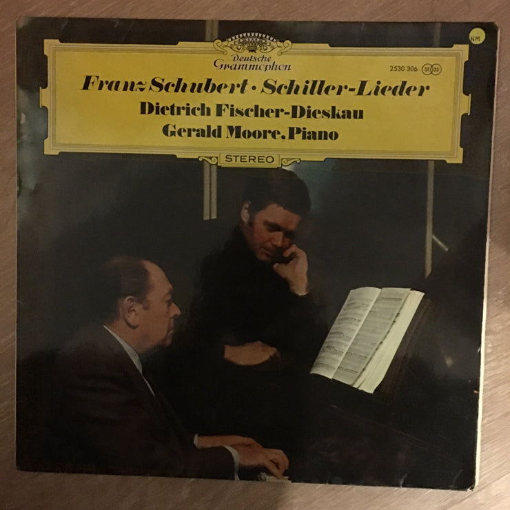 Franz Schubert - Dietrich Fischer-Dieskau, Gerald Moore ‎– Schiller-Lieder ‎- Vinyl LP Record - Opened  - Very-Good+ Quality (VG+) - C-Plan Audio