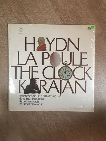 Haydn, Herbert von Karajan, The Berlin Philharmonic ‎– Symphonies No. 83 ("La Poule") / No. 101 ("The Clock") -  Vinyl LP - New Sealed - C-Plan Audio