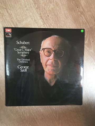 Schubert - George Szell, The Cleveland Orchestra ‎– Schubert Symphony No. 9 "The Great C-Major" - Vinyl LP Record - Opened  - Very-Good+ Quality (VG+) - C-Plan Audio