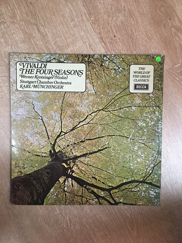 Vivaldi - Stuttgart Chamber Orchestra, Munchinger ‎– The Four Seasons- Vinyl LP Record - Opened  - Very-Good Quality (VG) - C-Plan Audio