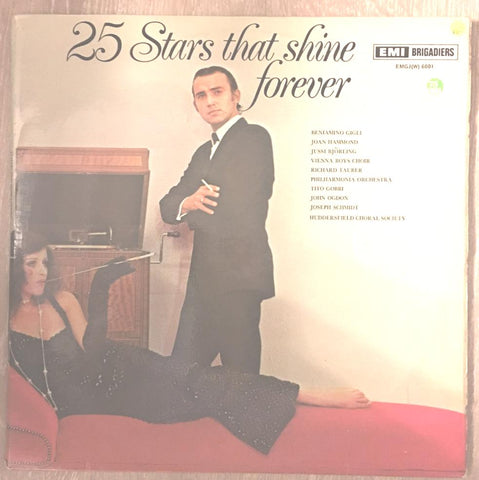 25 Stars That Shine Forever - Vinyl LP Record - Opened  - Very-Good Quality (VG) - C-Plan Audio