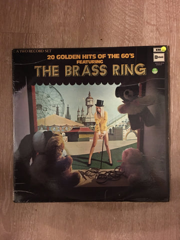 The Brass Ring ‎– 20 Golden Hits Of The 60's Featuring The Brass Ring -  Double Vinyl LP Record - Opened  - Very-Good+ Quality (VG+) - C-Plan Audio