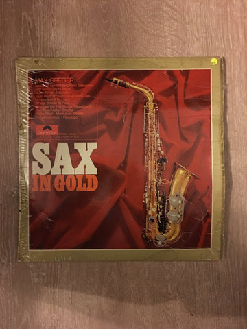 Max Greger - Sax in Gold - Vinyl LP Record - Opened  - Very-Good+ Quality (VG+) - C-Plan Audio
