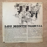 Lou Monte With Joe Reisman And His Orchestra ‎– Italiano, U.S.A. - Vinyl LP Record - Opened  - Very-Good+ Quality (VG+) - C-Plan Audio