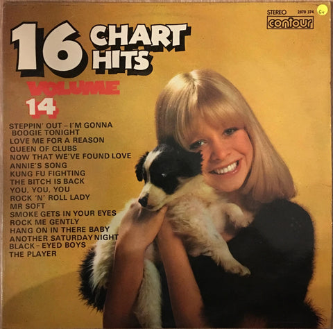 16 Chart Hits - Vol 14 - Vinyl LP Record - Opened  - Good+ Quality (G+) - C-Plan Audio