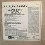 Shirley Bassey - 12 Of Those Songs - Vinyl LP Record - Opened  - Very-Good+ Quality (VG+) - C-Plan Audio