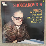 Shostakovich - Fitzwilliam String Quartet ‎– String Quartets Nos. 8 & 15 - Vinyl LP Record - Opened  - Very-Good+ Quality (VG+) - C-Plan Audio